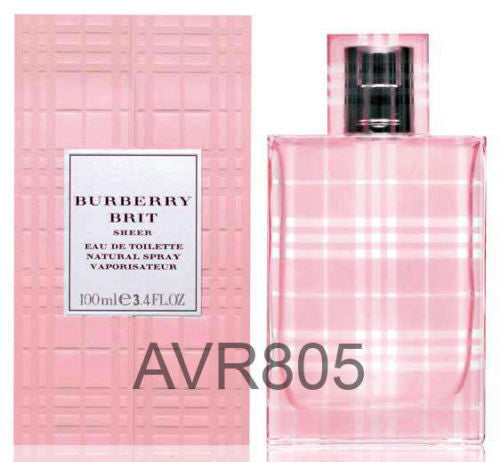 Burberry Brit Sheer EDT Spray for Women 100ml Tester