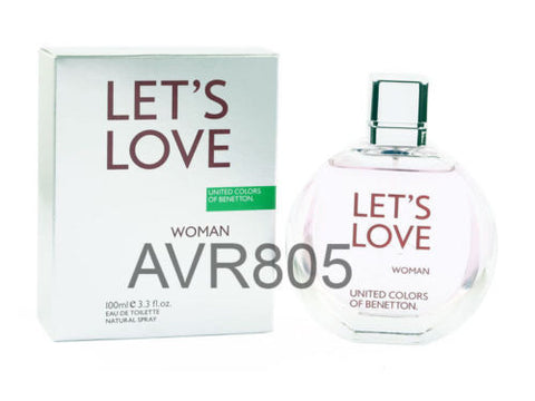 Benetton Let's Love Woman 100ml EDT Spray for Women