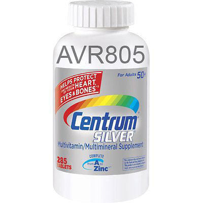 Centrum Silver Multivitamins for Adults 50+ Over 50 285 Tablets