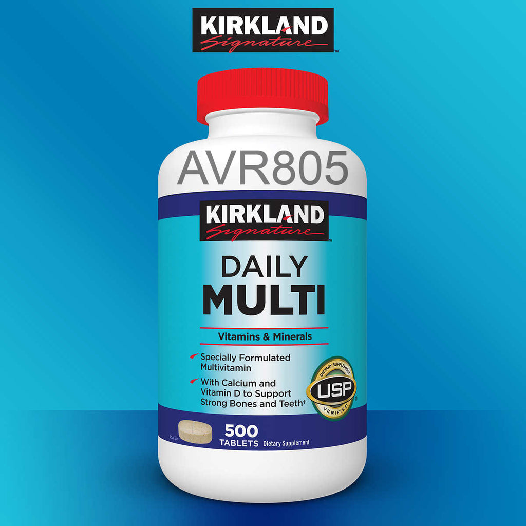 Kirkland Signature Daily Multi Vitamins & Minerals 500 tablets