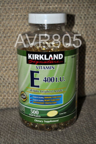Kirkland Signature Vitamin E 400 I.U. 500 softgels