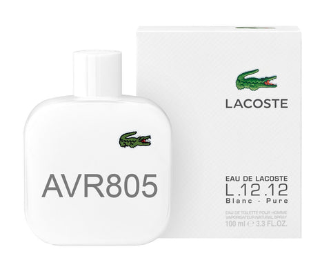 Lacoste L.12.12 Blanc - Pure White 100ml EDT Spray for Men